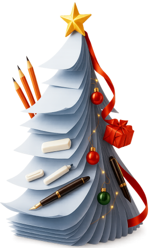 Cây thông, sách, giáng sinh, giấy, ngôi sao, đèn, bút, viết, hộp quà, cục tẩy, pine tree, book, christmas, paper, star, light, pen, writing, gift box, eraser 1