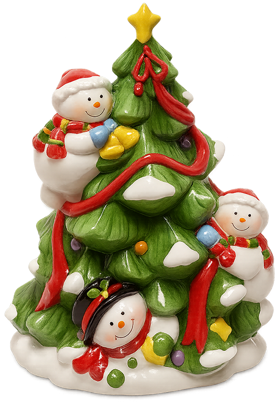 Lọ đựng bánh quy cây thông, đồ trang trí, người tuyết, giáng sinh, màu xanh lá, đồ sứ, christmas tree cookie jar, decoration, snowman, christmas, green color, ceramic