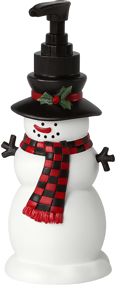 Chai xà phòng người tuyết, giáng sinh, chai xà phòng, khăn quàng cổ, mũ, đồ dùng phòng tắm, snowman soap dispenser, christmas, soap dispenser, scarf, hat, bathroom utility
