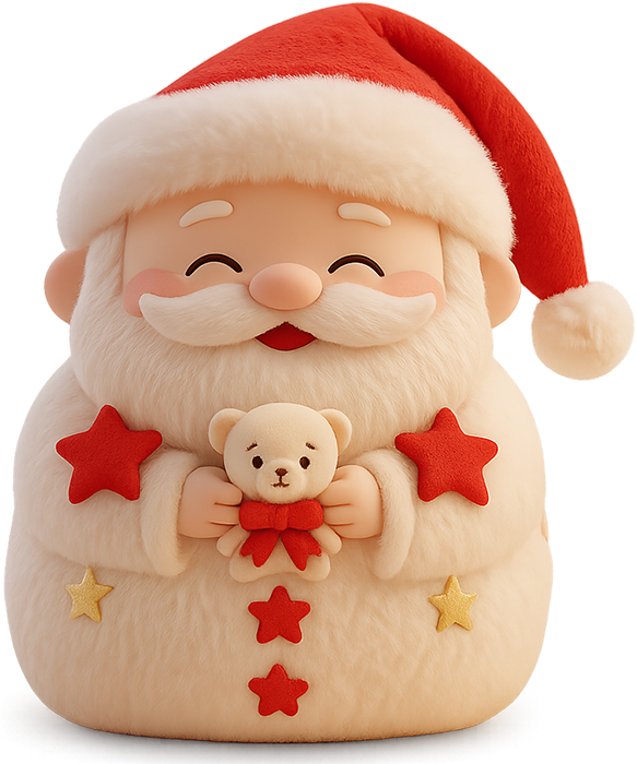 Ông già noel, giáng sinh, gấu bông, mũ, râu, hoạt hình, dễ thương, ngôi sao, santa claus, christmas, teddy bear, hat, beard, cartoon, cute, star 1