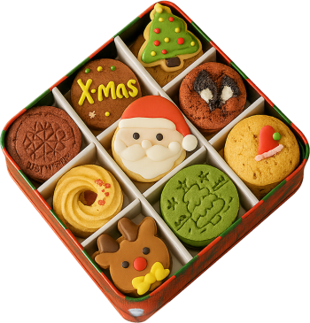 Bánh quy giáng sinh, giáng sinh, hộp bánh, bánh quy, bánh ngọt, ông già noel, tuần lộc, cây thông, christmas cookies, christmas, cookie box, cookies, pastries, santa claus, reindeer, christmas tree