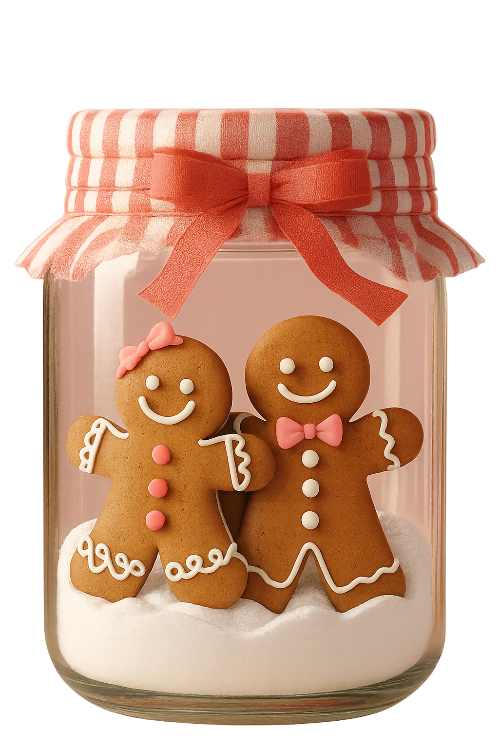 Bánh gừng, giáng sinh, bánh quy, lọ thủy tinh, trang trí, bột, nơ, gingerbread man, christmas, cookie, glass jar, decoration, powder, bow