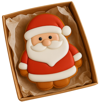 Bánh quy ông già noel, giáng sinh, noel, bánh quy, bánh gừng, hộp giấy, quà tặng, đồ ăn, santa claus cookie, christmas, xmas, cookies, gingerbread, paper box, gift, food
