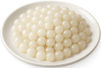 Trân châu trắng, trân châu, hạt, topping trà sữa, món tráng miệng, ẩm thực, white boba, pearl, tapioca ball, bubble tea topping, dessert, food