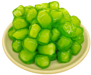 Thạch củ năng, củ năng xanh, hạt củ năng, món tráng miệng, topping, nước cốt, water chestnut jelly, green water chestnut, water chestnut cubes, dessert, topping, sauce