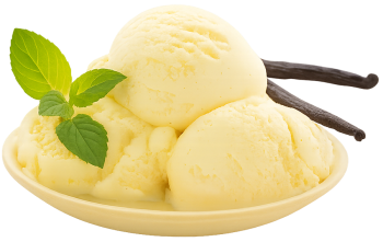 Kem vani, kem lạnh, viên kem, lá bạc hà, đậu vani, món tráng miệng, vanilla ice cream, ice cream, scoops, mint leaf, vanilla pods, dessert