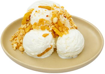 Kem dừa, kem lạnh, viên kem, đậu phộng, dừa khô, món tráng miệng, coconut ice cream, ice cream, scoops, peanuts, toasted coconut, dessert 9