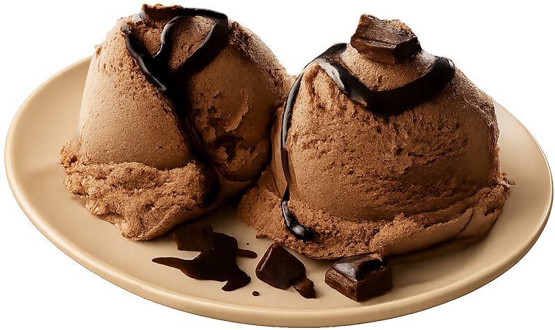 Kem sô cô la, kem lạnh, viên kem, sốt sô cô la, sô cô la miếng, món tráng miệng, chocolate ice cream, ice cream, scoops, chocolate sauce, chocolate chunks, dessert