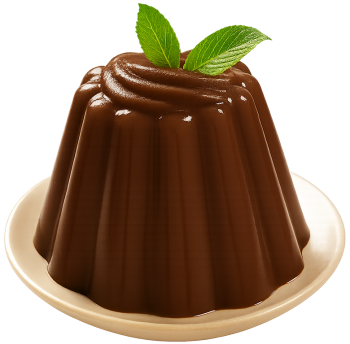 Pudding sô cô la, pudding, món tráng miệng, lá bạc hà, chocolate pudding, dessert, mint leaf