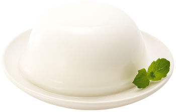 Pudding phô mai, pudding trắng, món tráng miệng, lá bạc hà, cheese pudding, white pudding, dessert, mint leaf