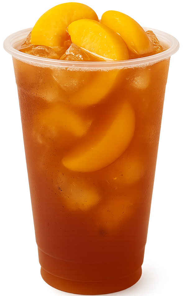 Trà đào tươi, trà đá, thức uống, đào miếng, peach iced tea, iced tea, drink, peach slices
