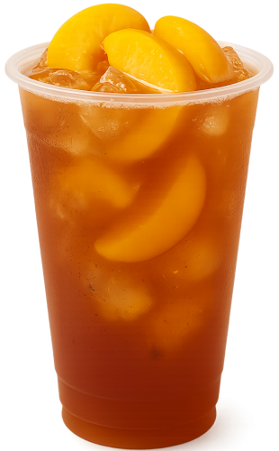 Trà đào tươi, trà đá, thức uống, đào miếng, peach iced tea, iced tea, drink, peach slices