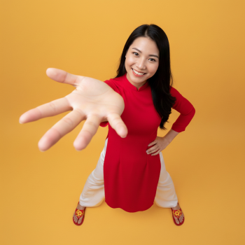 Cô gái, mẫu ảnh, áo dài, tết, tạo dáng, vui vẻ, girl, model, ao dai, tet, posing, cheerful 9