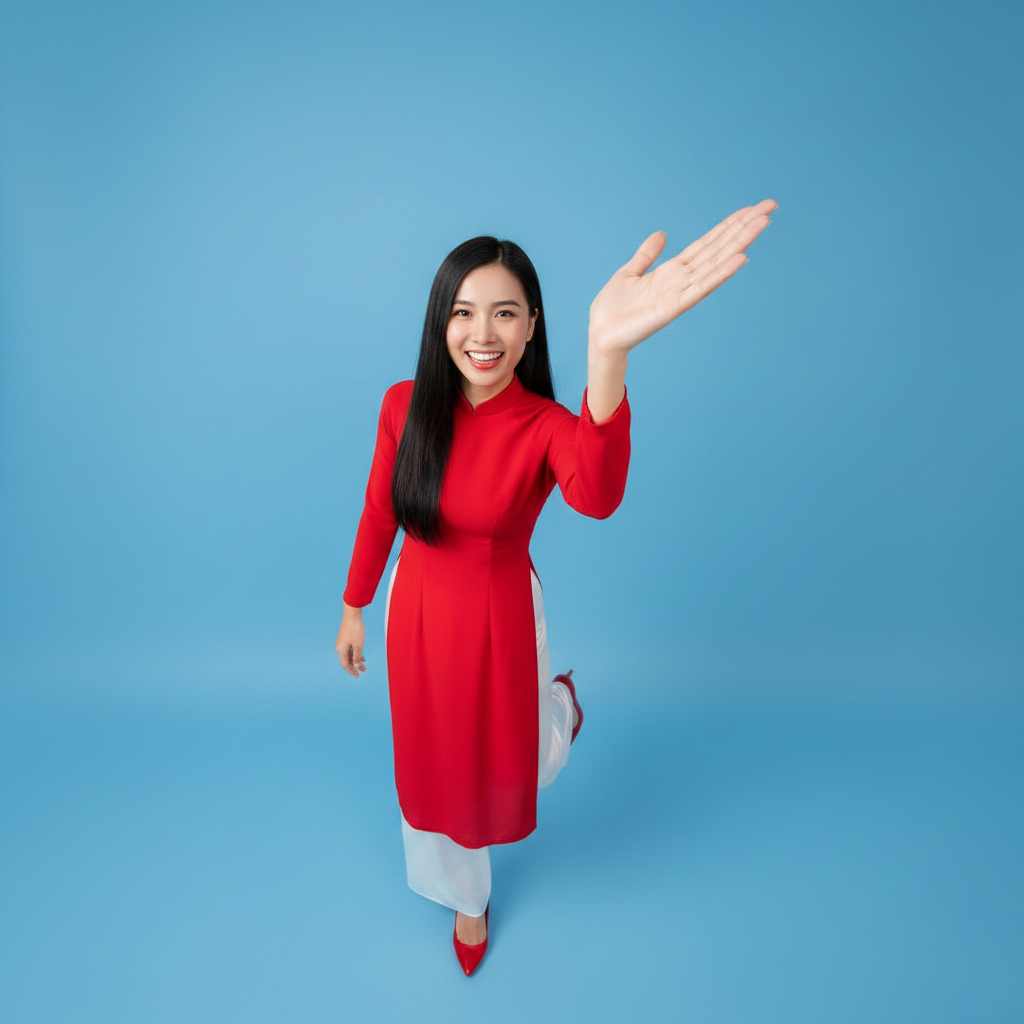 Cô gái, mẫu ảnh, áo dài, tết, tạo dáng, vui vẻ, girl, model, ao dai, tet, posing, cheerful 10