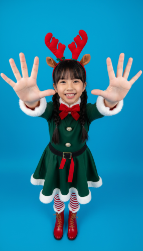 Cô bé, trẻ em, dễ thương, trang phục giáng sinh, giáng sinh, little girl, child, cute, christmas outfit, christmas 8