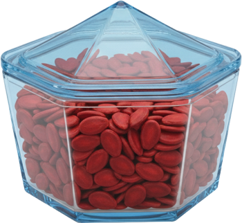 Hạt dưa, hạt, màu đỏ, hộp nhựa, màu xanh dương, lục giác, trong suốt, tết, watermelon seeds, seeds, red, plastic box, blue, hexagon, transparent, tet holiday