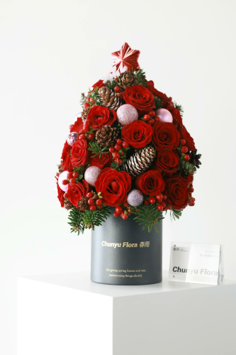 Bình hoa, hoa hồng, bình trang trí, giáng sinh, vase, roses, decorative vase, christmas - Andy Lee