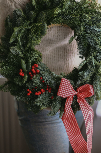 Vòng hoa lễ giáng sinh, vòng treo cửa, giáng sinh, trang trí, christmas wreath, door hanger, christmas, decoration - Ioana Motoc