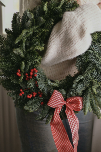 Vòng hoa lễ giáng sinh, vòng treo cửa, giáng sinh, trang trí, christmas wreath, door hanger, christmas, decoration - Ioana Motoc