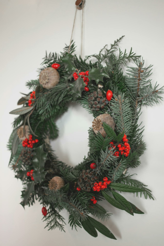Vòng hoa lễ giáng sinh, vòng treo cửa, giáng sinh, trang trí, christmas wreath, door hanger, christmas, decoration - Milada Vigerova