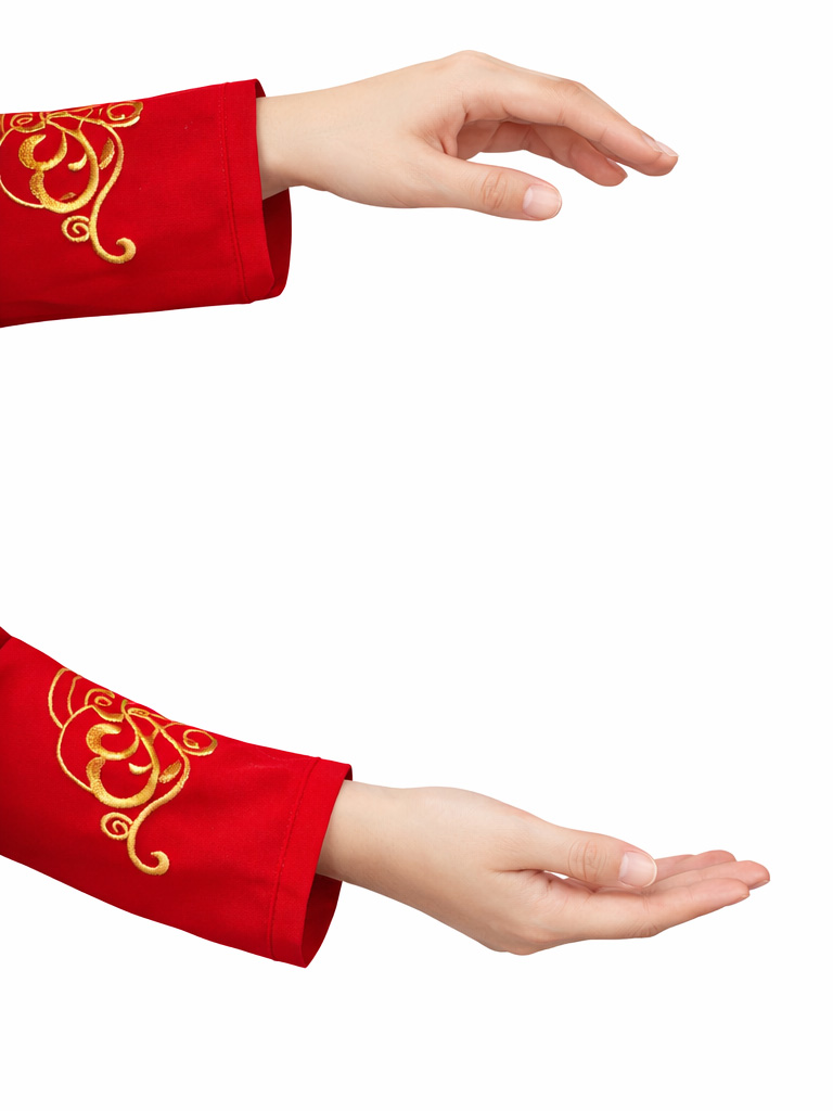 Bàn tay, áo dài 1