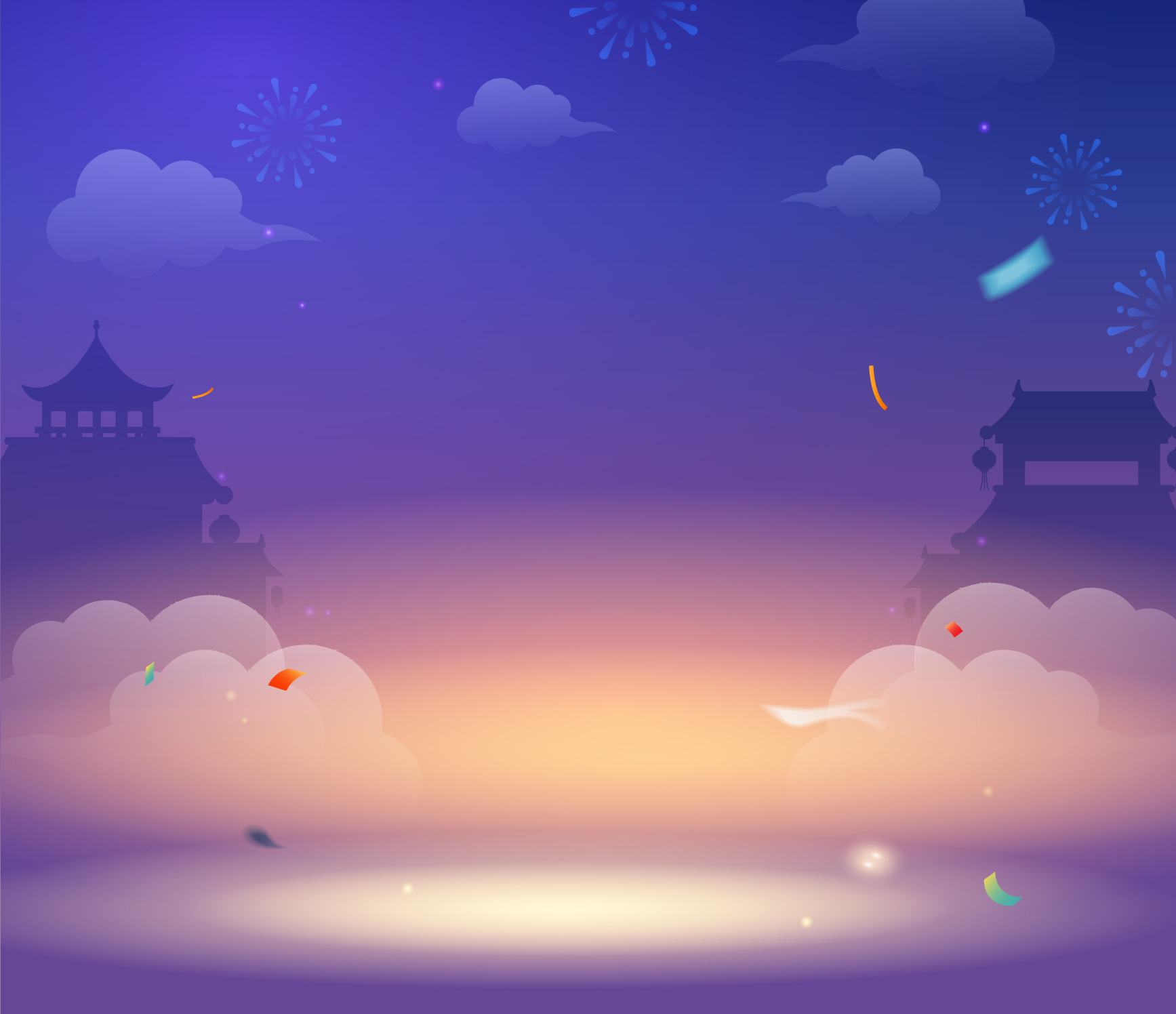 Nền trời, màu tím