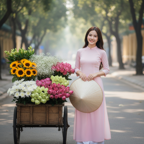 Giữ nguyên khuôn mặt và biểu cảm tự nhiên của cô gái trong ảnh...