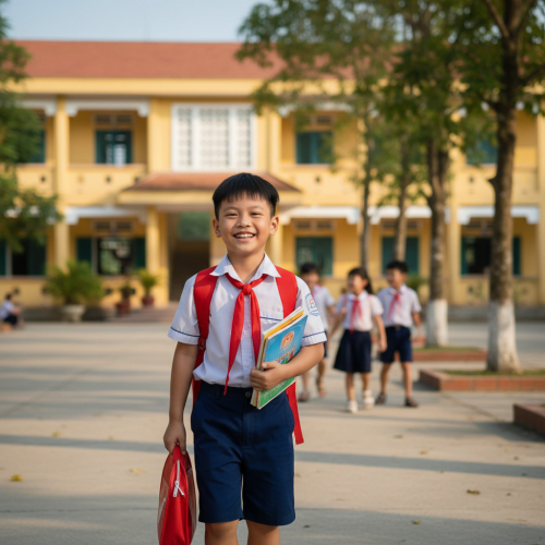 hình ảnh học dinh cở nhỏ . Với đặc điểm phong cách thực tế ....
