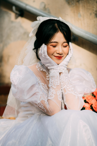 Con gái, girl, váy cưới, cô dâu, wedding - chungtothichchupanh 2