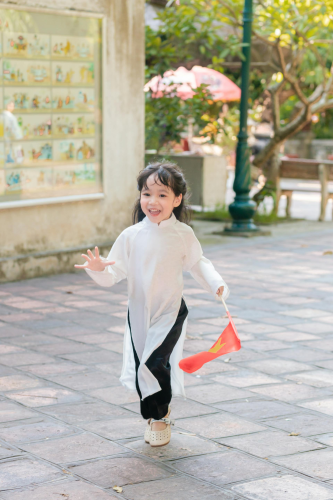 Trẻ em, em bé, kid, áo dài, trang phục truyền thống - chungtothichchupanh 4