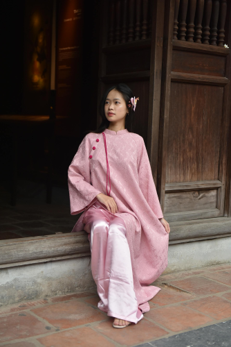 Áo dài, áo dài Việt Nam, áo dài màu hồng, con gái, girl, truyền thống, tết, xuân, spring, Việt Nam - Felix young 7