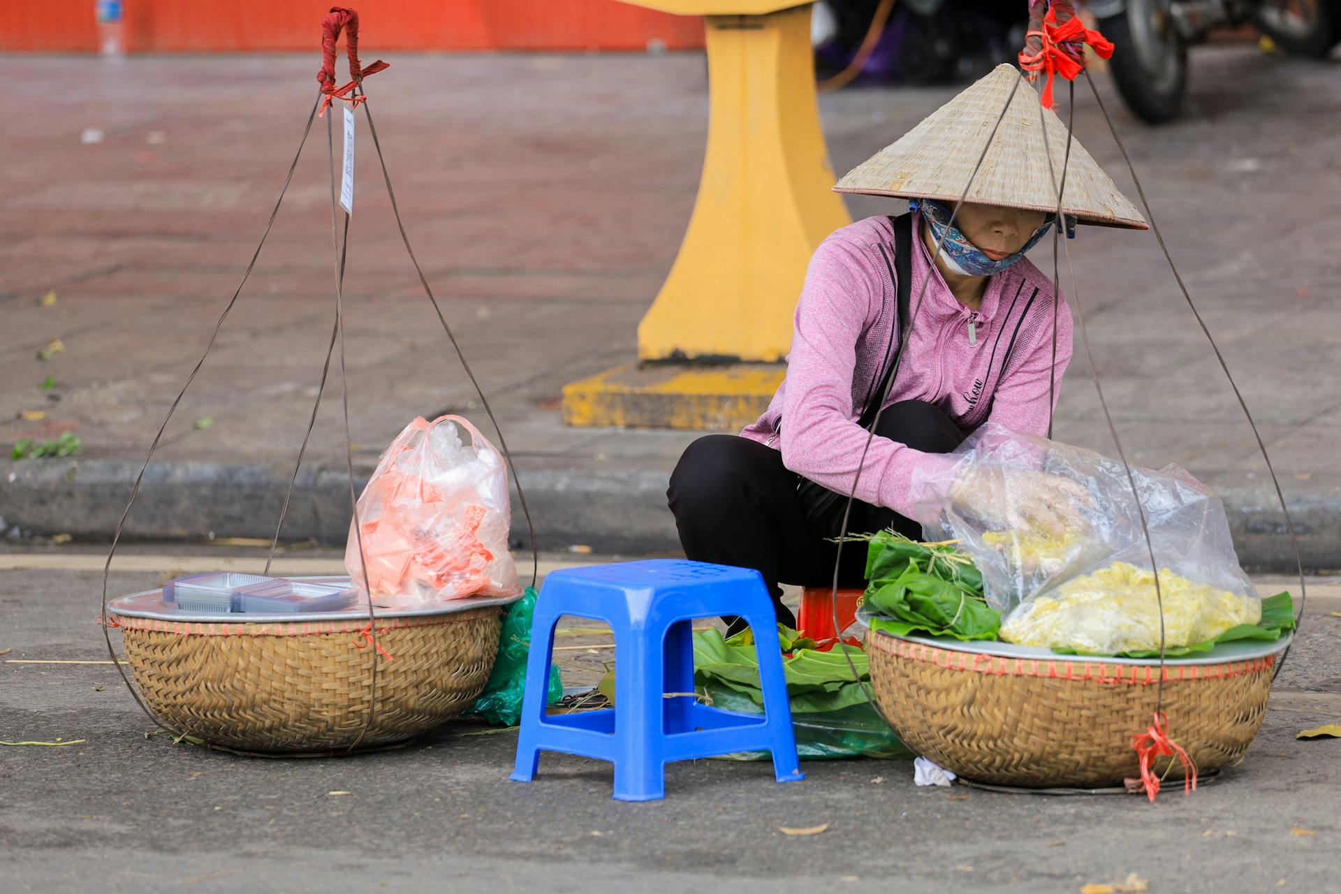 Xôi cốm, cốm, ẩm thực, food, món ăn truyền thống, văn hóa, Việt Nam - Hồng Quang Official