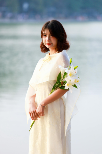 Con gái, girl, váy lụa, truyền thống, tết, xuân, spring, Việt Nam, Hà Nội, Hồ Gươm - Hồng Quang Official 14