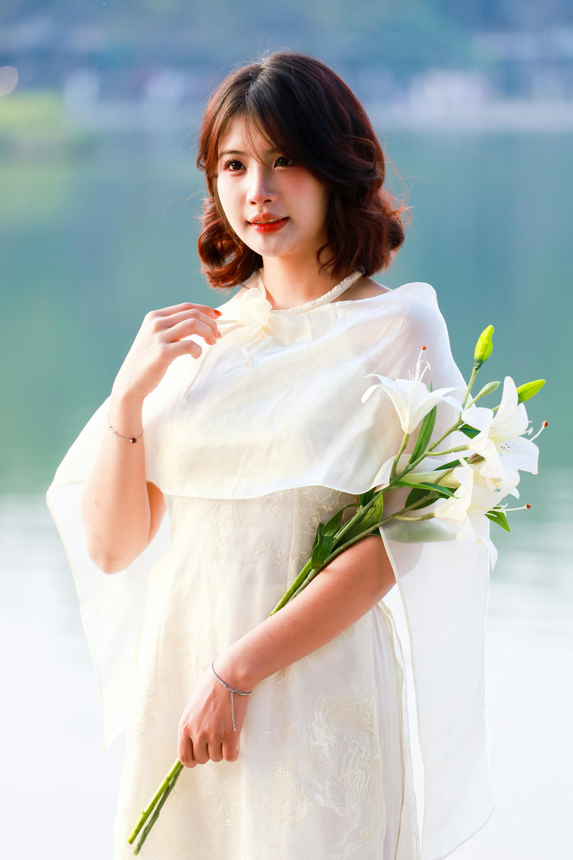 Con gái, girl, váy lụa, truyền thống, tết, xuân, spring, Việt Nam, Hà Nội, Hồ Gươm - Hồng Quang Official 8