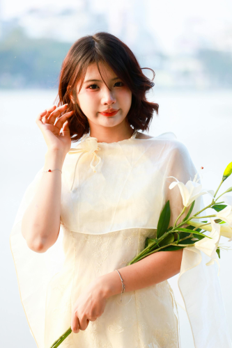 Con gái, girl, váy lụa, truyền thống, tết, xuân, spring, Việt Nam, Hà Nội, Hồ Gươm - Hồng Quang Official 7