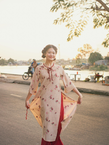 Áo dài, áo dài Việt Nam, áo dài cách tân, con gái, girl, truyền thống, tết, xuân, spring, Việt Nam - Long Hoang