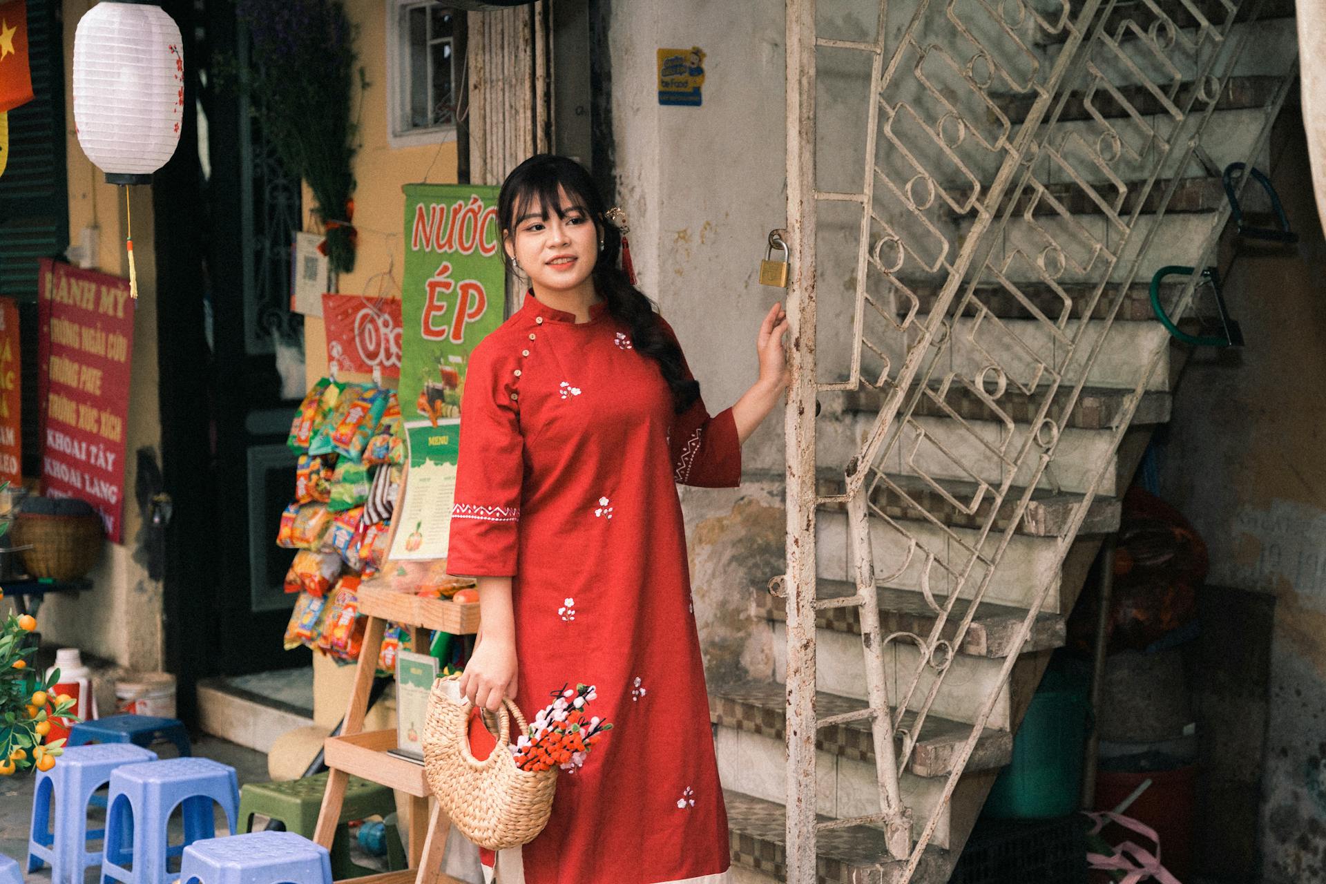 Áo dài, áo dài Việt Nam, áo dài cách tân, con gái, girl, truyền thống, tết, xuân, spring, Việt Nam - Hòa Đình Lê 2