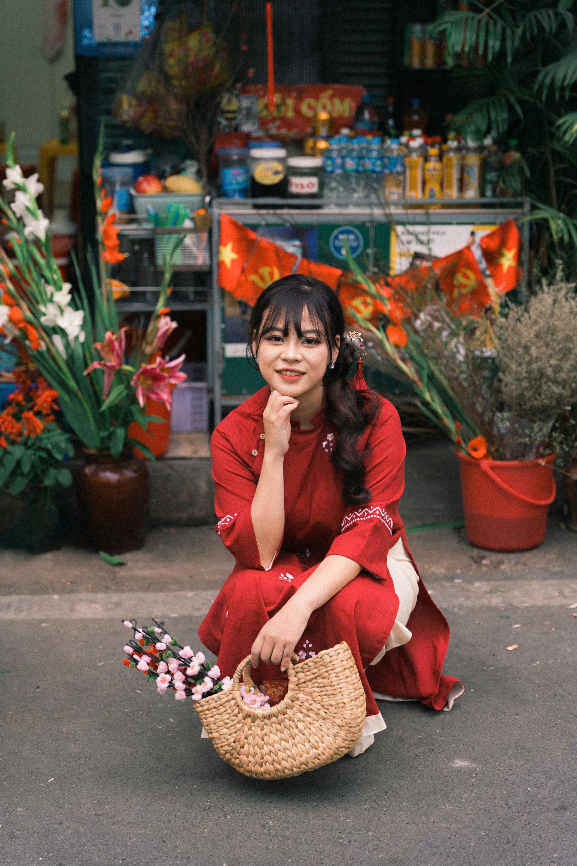 Áo dài, áo dài Việt Nam, áo dài cách tân, con gái, girl, truyền thống, tết, xuân, spring, Việt Nam - Hòa Đình Lê 4