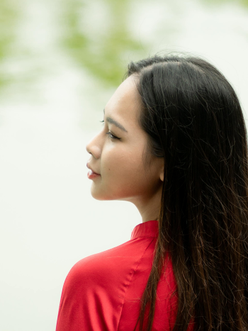 Con gái, girl, áo dài, áo dài truyền thống, Việt Nam -  HUYỀN TRANG HÀ 9