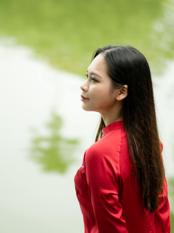 Con gái, girl, áo dài, áo dài truyền thống, Việt Nam -  HUYỀN TRANG HÀ 6