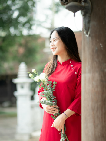Con gái, girl, áo dài, áo dài truyền thống, Việt Nam -  HUYỀN TRANG HÀ 23