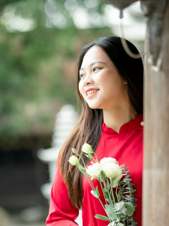 Con gái, girl, áo dài, áo dài truyền thống, Việt Nam -  HUYỀN TRANG HÀ 24