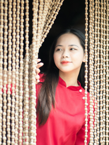 Con gái, girl, áo dài, áo dài truyền thống, Việt Nam -  HUYỀN TRANG HÀ 17