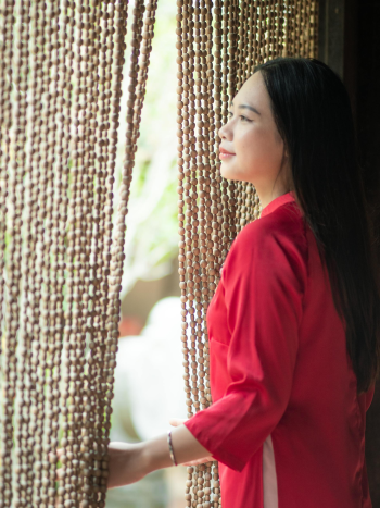 Con gái, girl, áo dài, áo dài truyền thống, Việt Nam -  HUYỀN TRANG HÀ 14