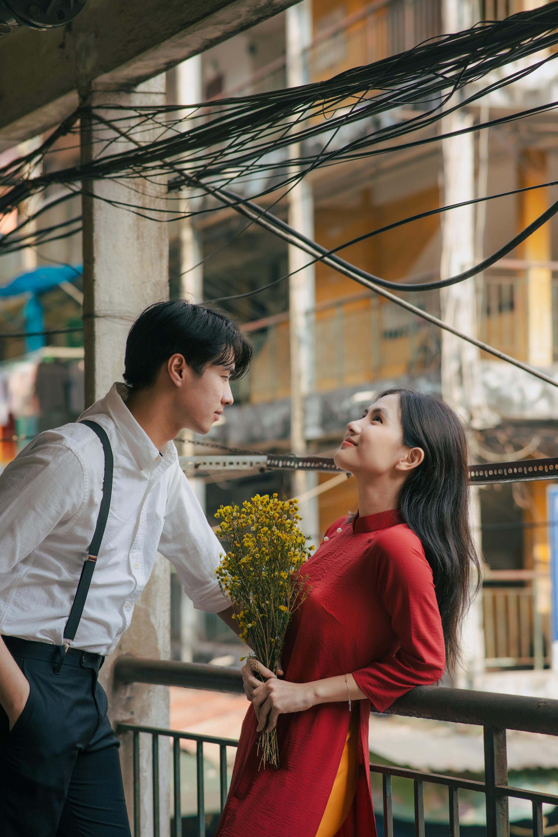 Cặp đôi, áo dài, Tết -  Huy Nguyen