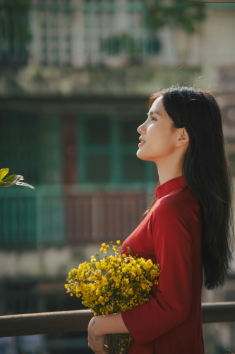 Con gái, áo dài, Tết -  Huy Nguyen 5