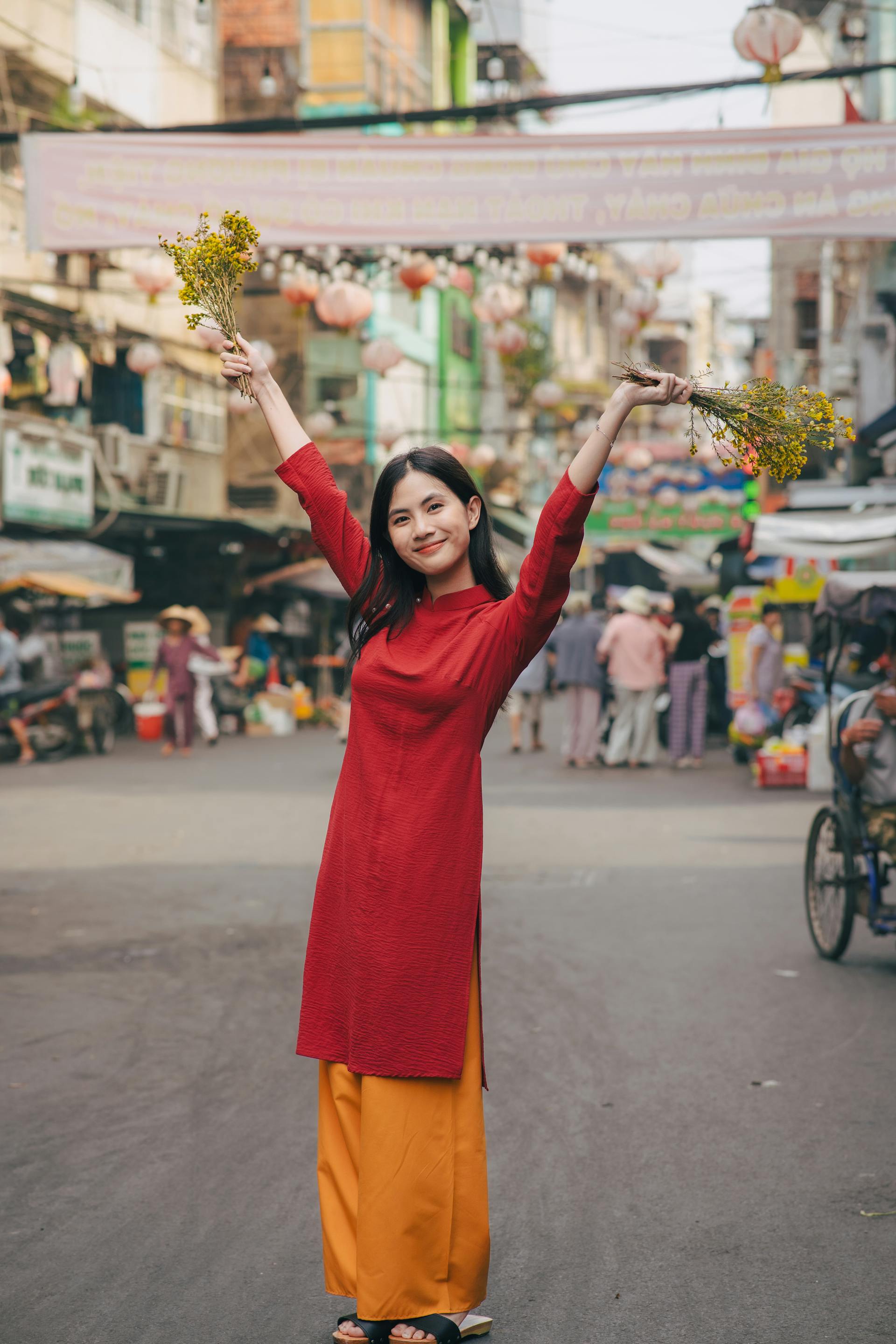 Con gái, áo dài, Tết -  Huy Nguyen 6