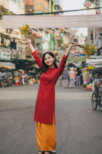 Con gái, áo dài, Tết -  Huy Nguyen 6