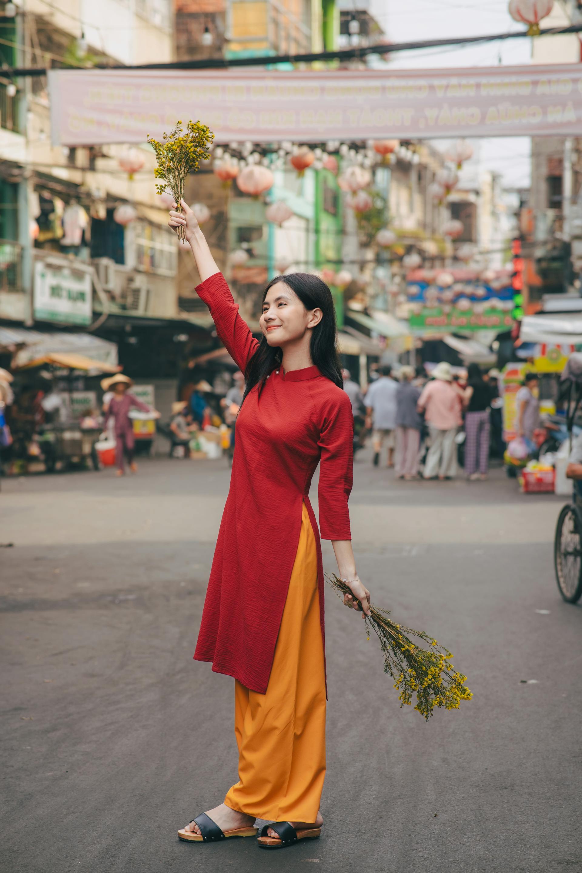 Con gái, áo dài, Tết -  Huy Nguyen 3
