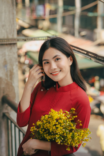 Con gái, áo dài, Tết -  Huy Nguyen